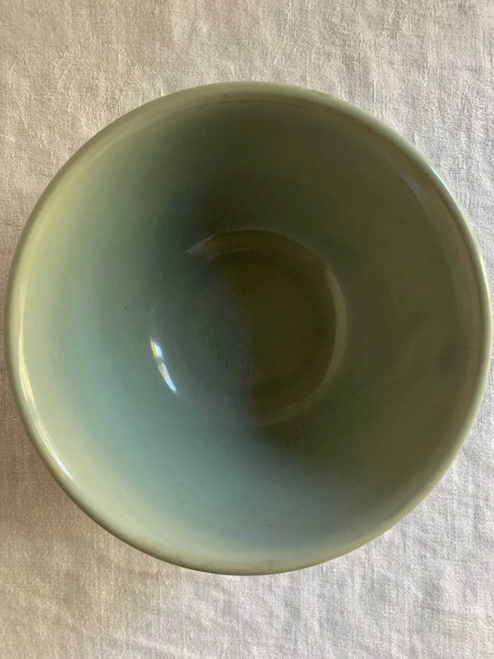 Vintage Bauer Ringware Beehive Mixing Bowl Gray 6